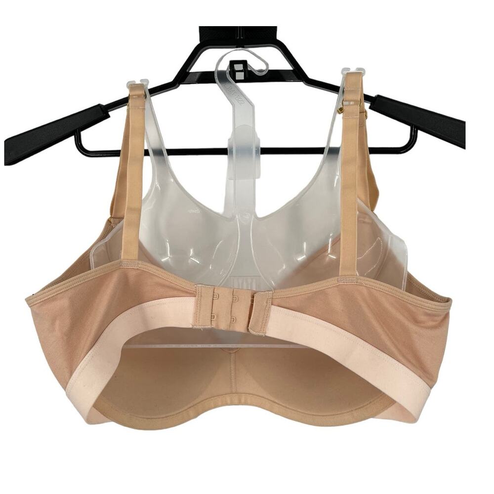 Lively WL0121 All-Day Deep V No-Wire bra tan size 36DD 36E - Picture 4 of 6